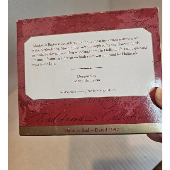 1997 Hallmark Keepsake "Garden Bouquet" Ornament by Marjolein Bastin Holland - Picture 5 of 7